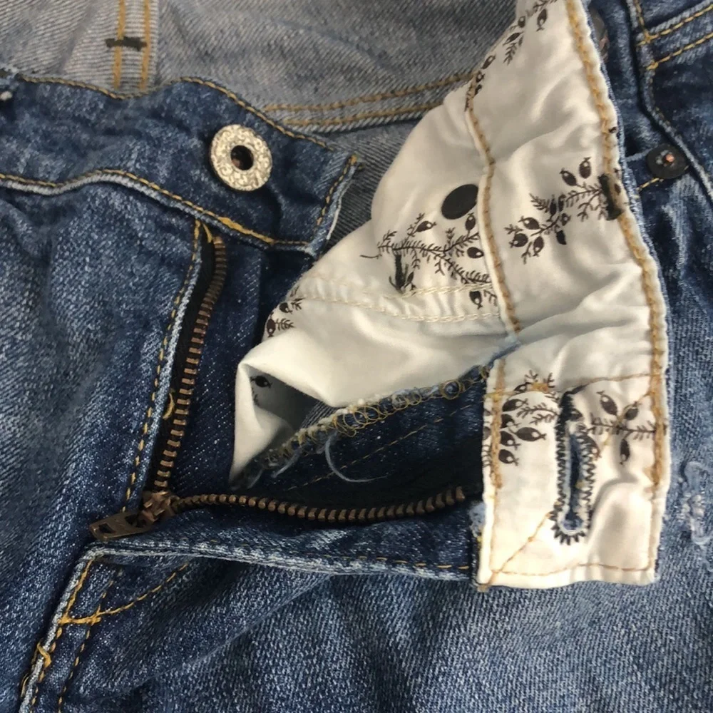 Polo by Ralph Lauren Kelly Stretch Bootcut Distressed Jeans Size 2/26 - Picture 6 of 13